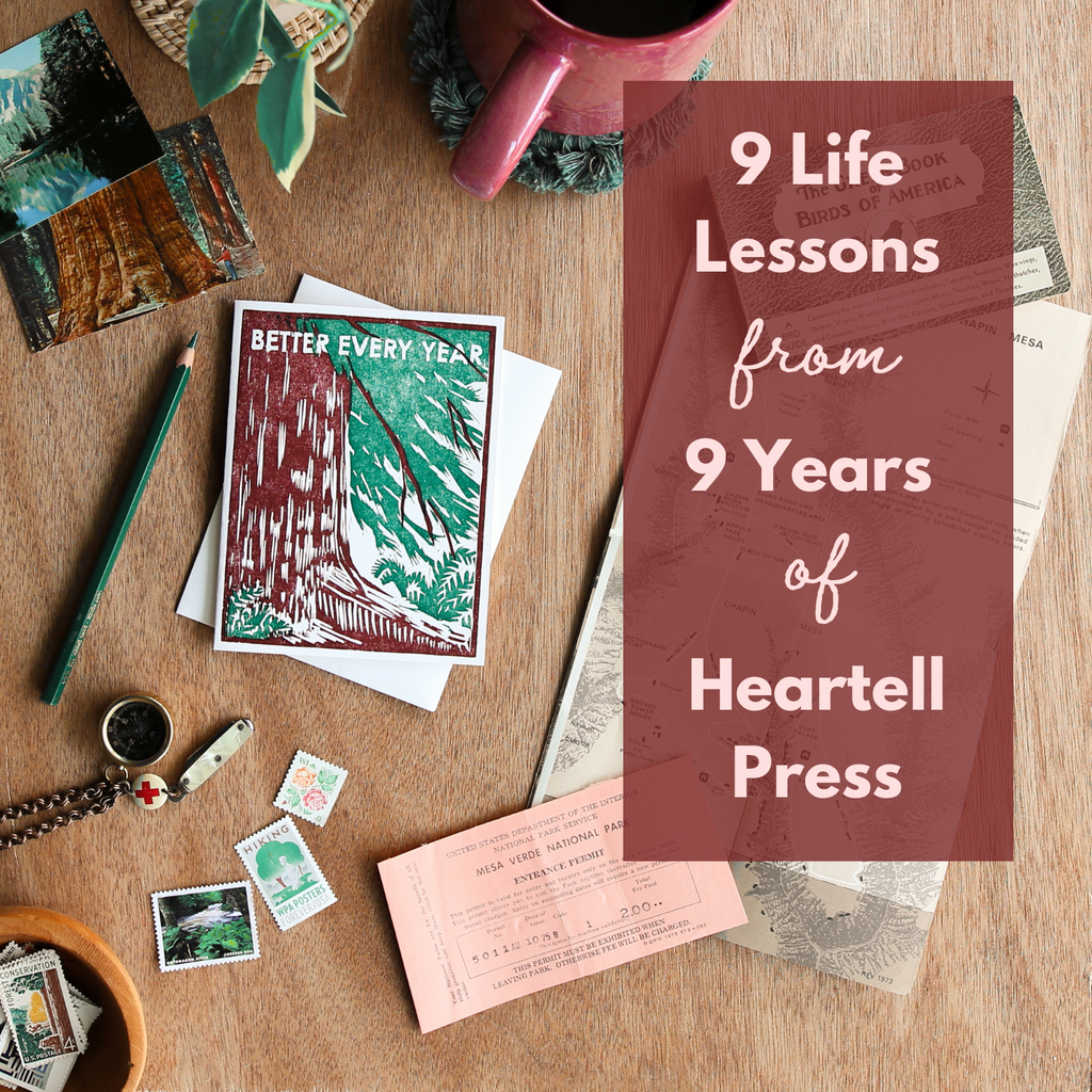 9 Life Lessons from 9 Years of Heartell Press