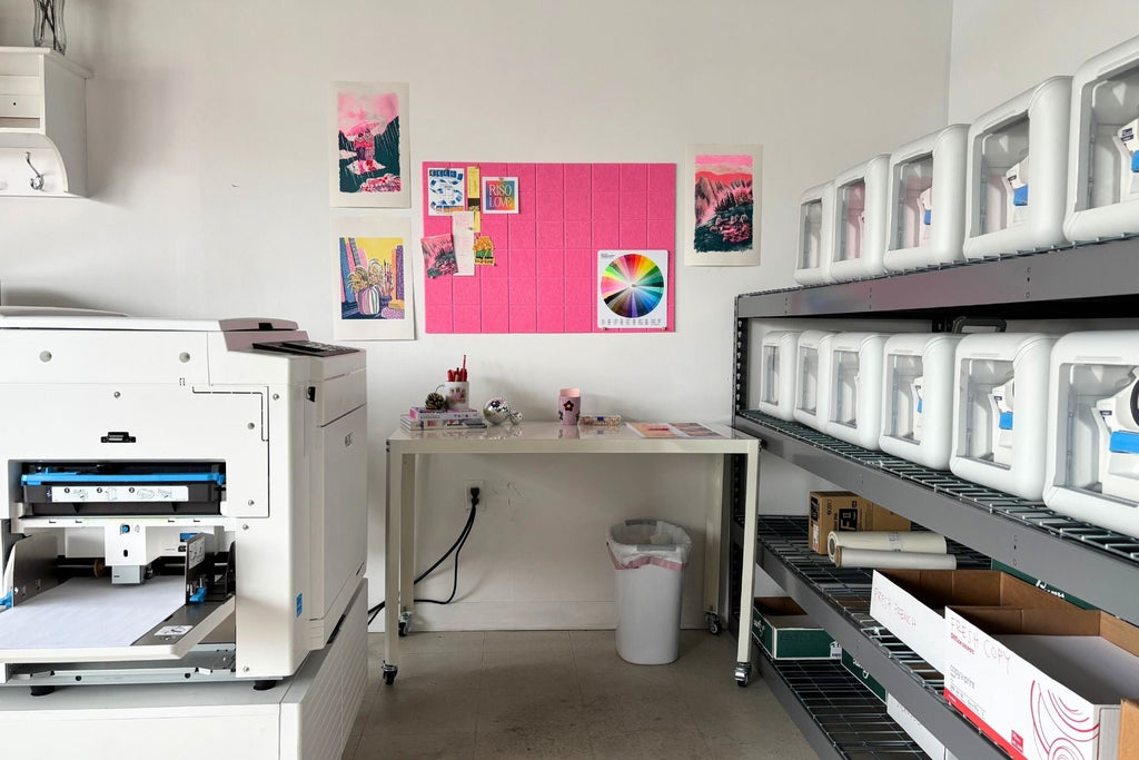 Meet Rosy: we brought Riso printing in-house!