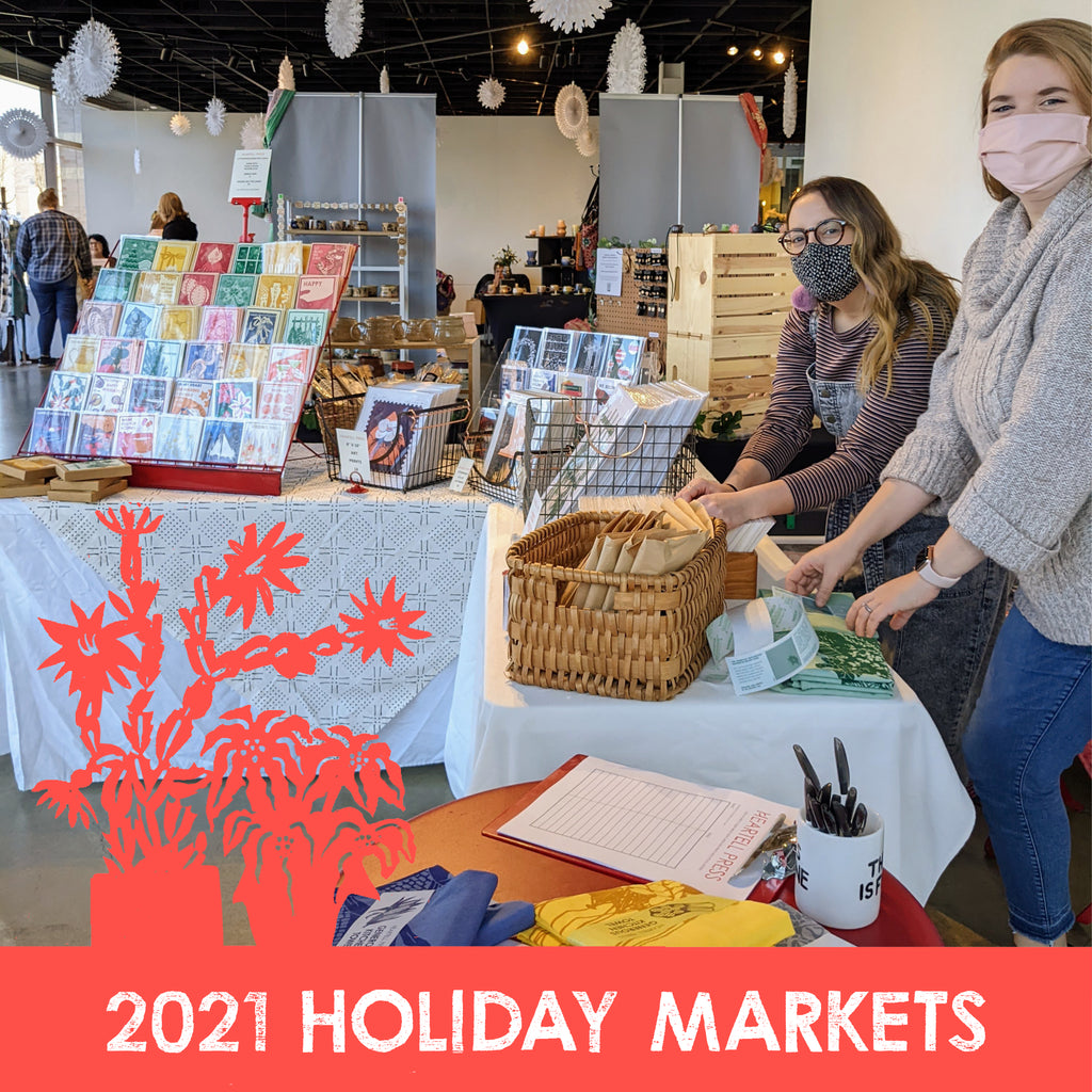 Come shop with us at our first in-person holiday markets since 2019!