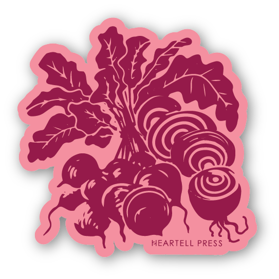 Beets Sticker Beets Eco friendly Sticker – Heartell Press
