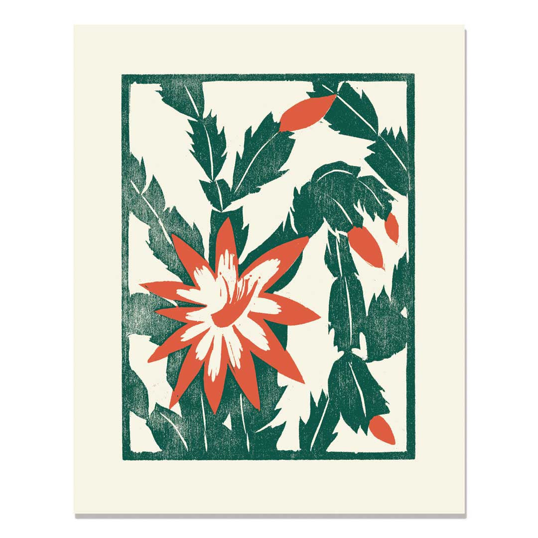 Printable Christmas Cactus Printable Christmas Cactus