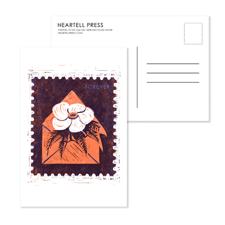 Postage Stamp Postcard – Heartell Press